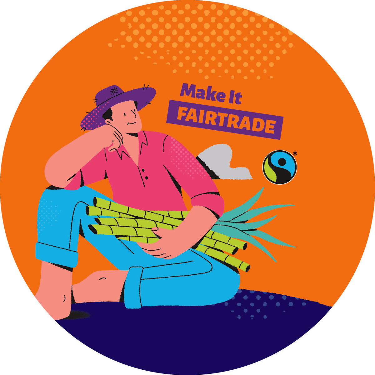 Make It Fairtrade Pin-Back Buttons