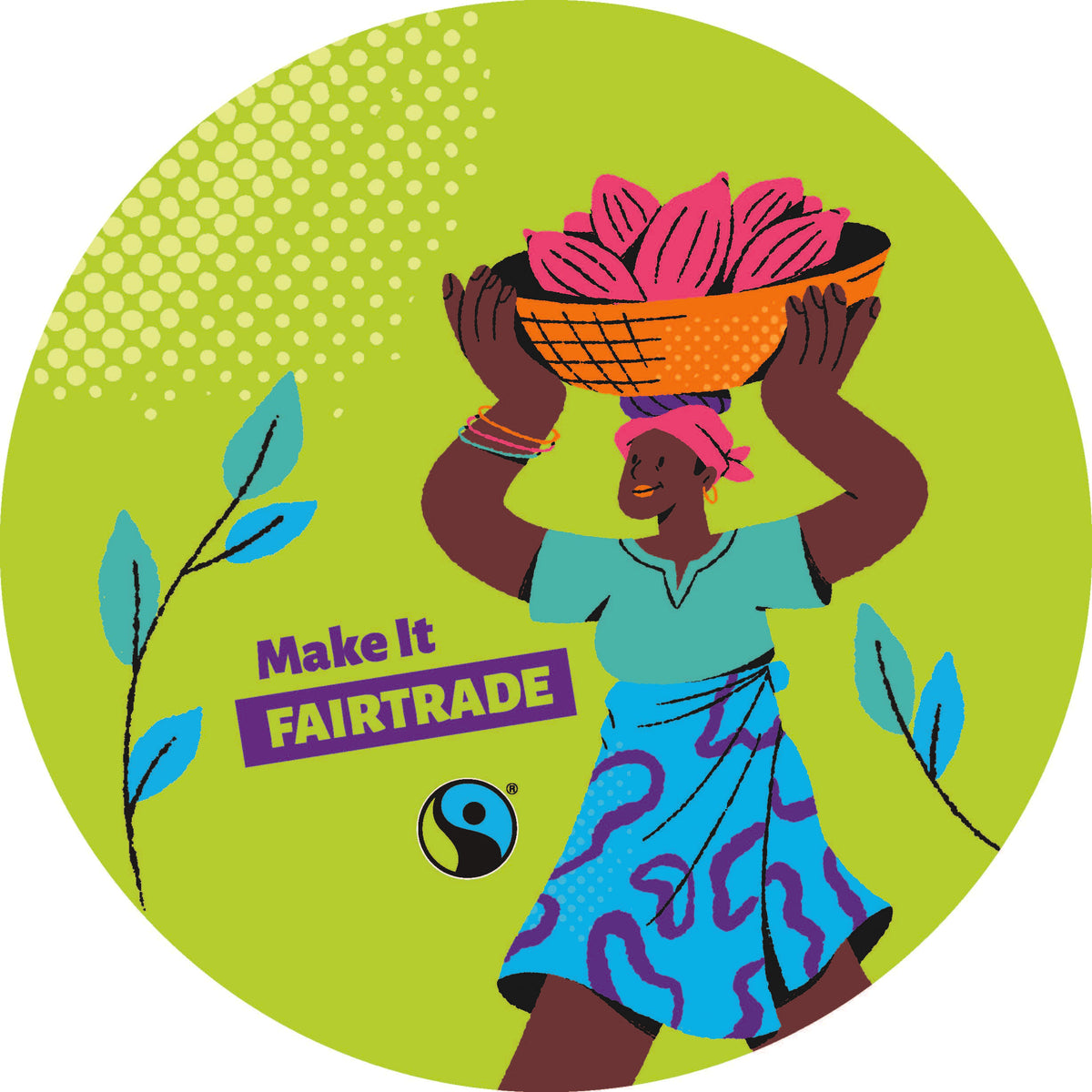 Make It Fairtrade Pin-Back Buttons