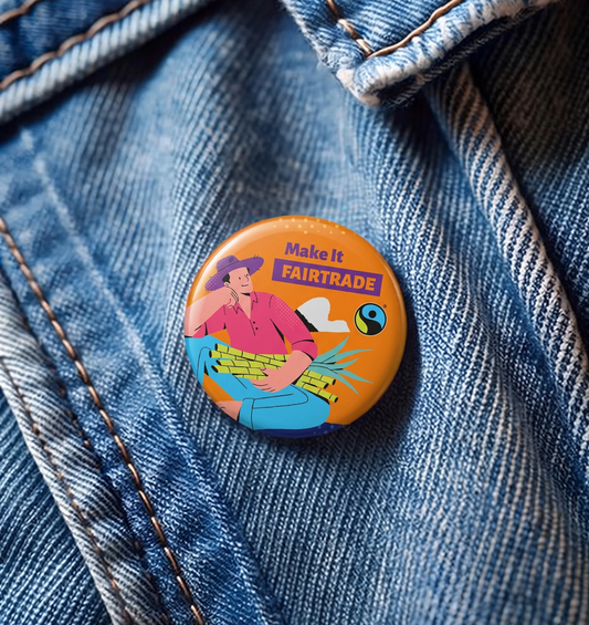 Make It Fairtrade Pin-Back Buttons